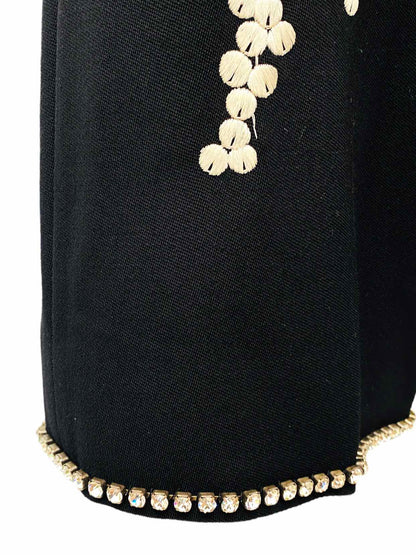 GUCCI High Waisted Black Size US 0 Cropped Pants