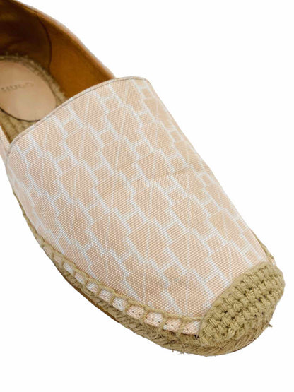 HUGO Espadrille Beige & Peach Flats 38