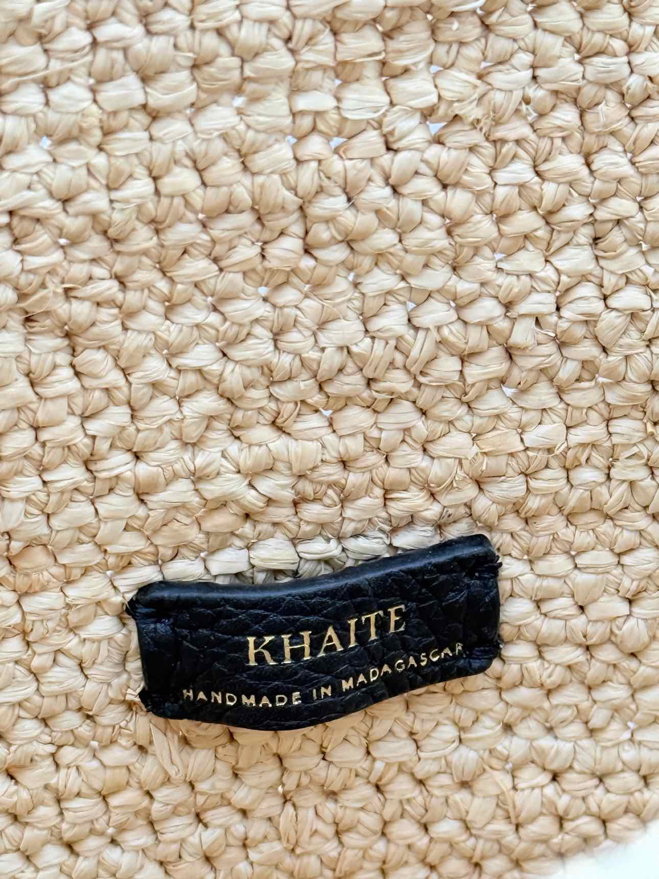 KHATIE Billie Beige Bucket Bag