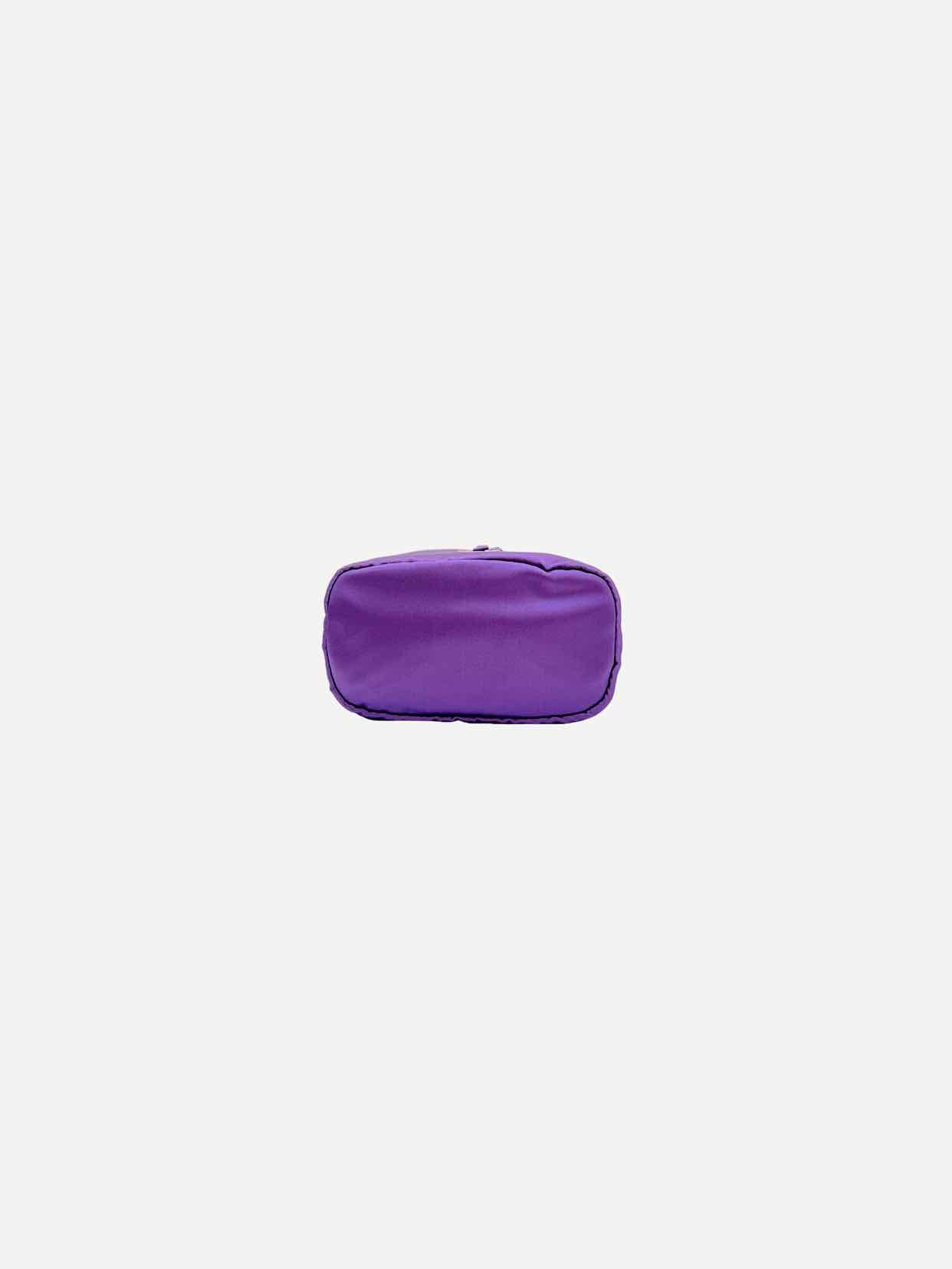 PRADA Vela Purple Bucket Bag