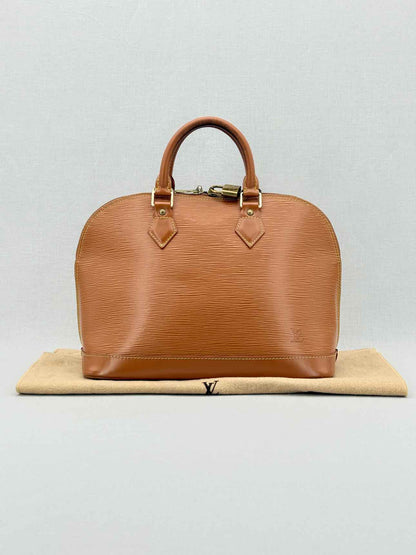 LOUIS VUITTON Alma Camel Top Handle