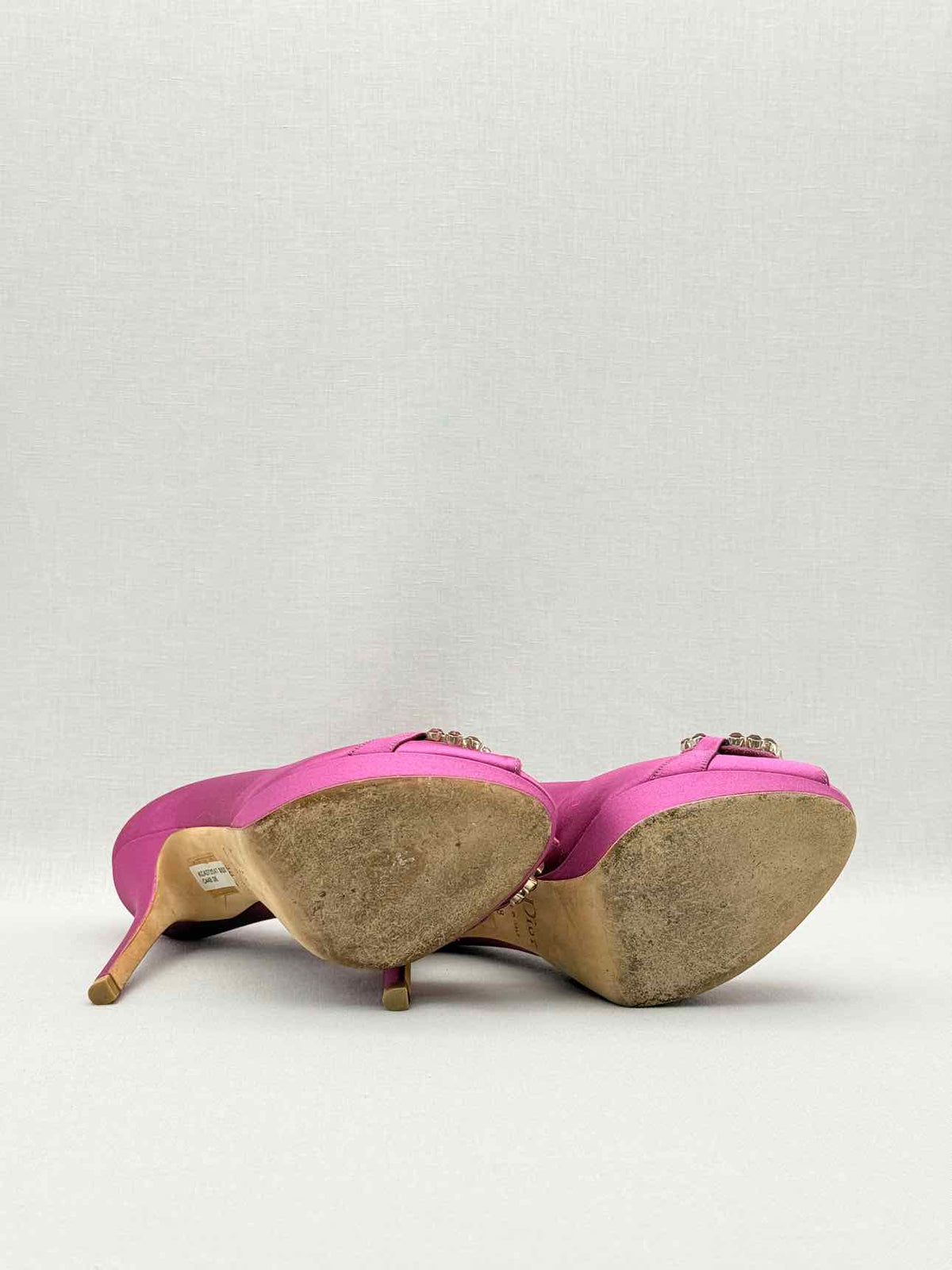 DIOR Fuchsia Crystal Embellished Size EU 38 Pumps