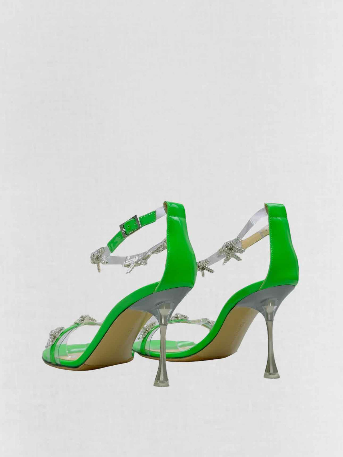 MACH & MACH Green Bow Size EU 38.5 Heeled Sandals