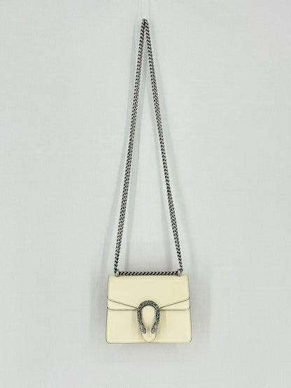 GUCCI Dionysus White Shoulder Bag