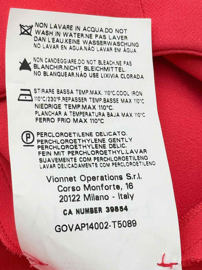 VIONNET Red Size US 10 Midi Skirt