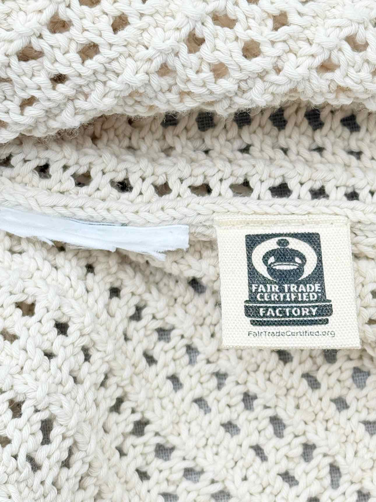 MADEWELL Beige w/ Black Trim Size Large Top