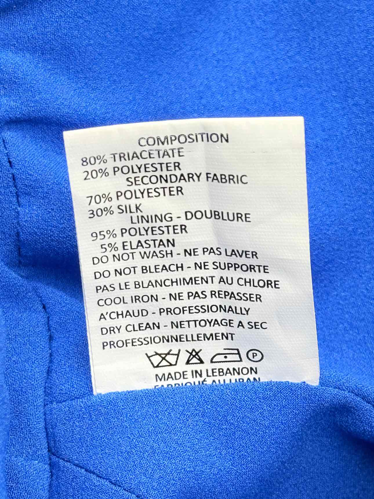 AZZI & OSTA Blue w/ Pink Size US 2 Long Dress