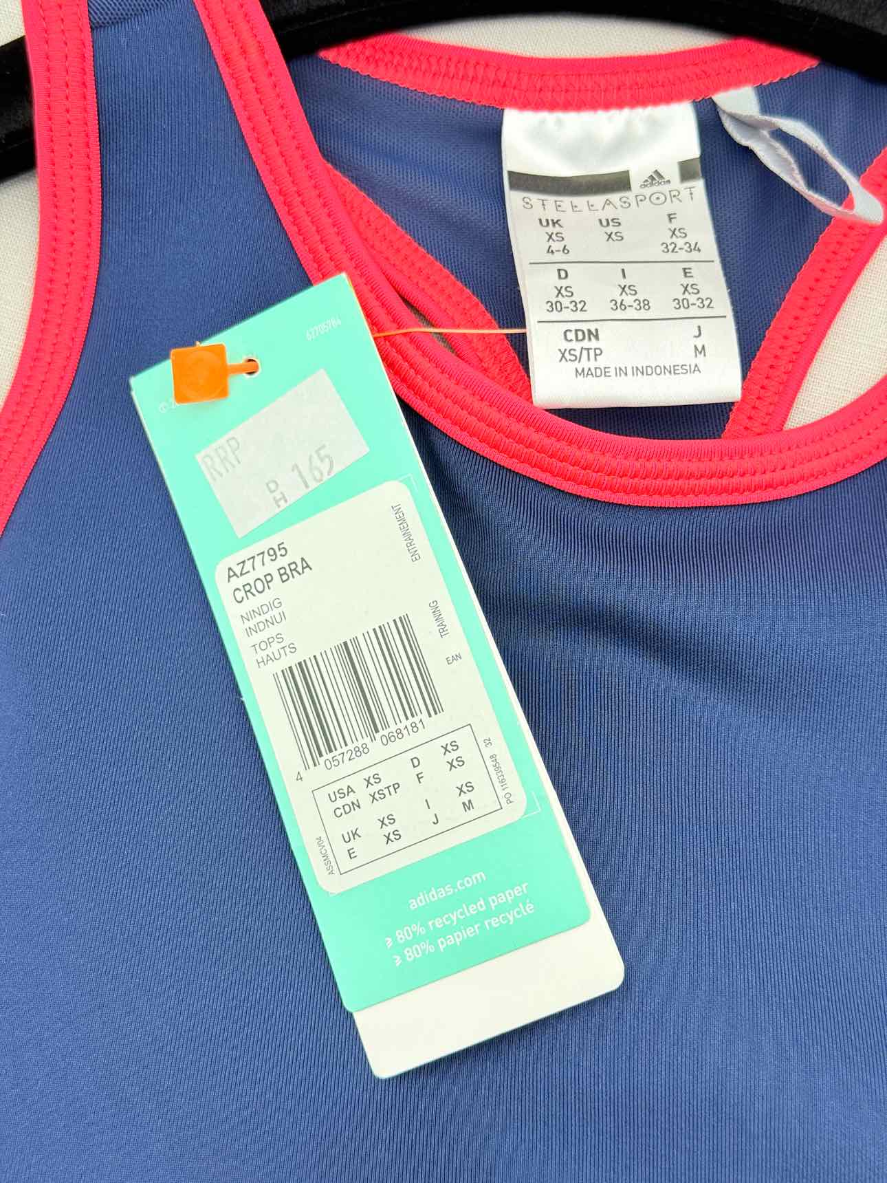 ADIDAS Climalite Blue & Pink Size XSmall Top