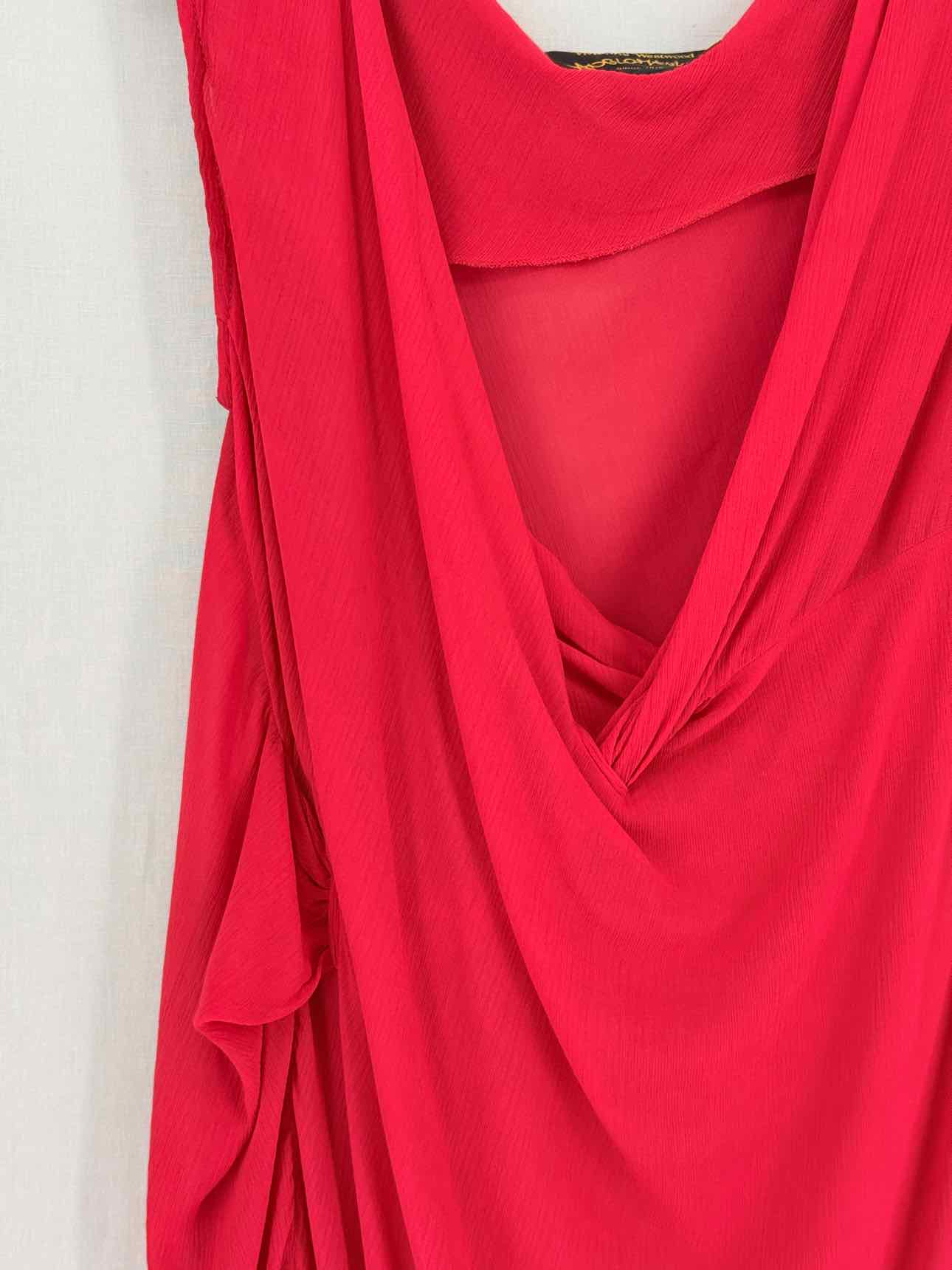 VIVIENNE WESTWOOD Red Size Large Knee Length Dress