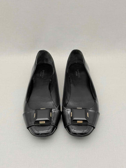 GUCCI Black Size EU 40.5 Ballet Flats