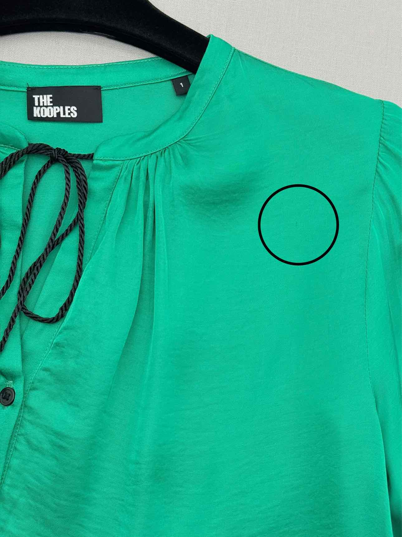 THE KOOPLES Green Size Small Blouse