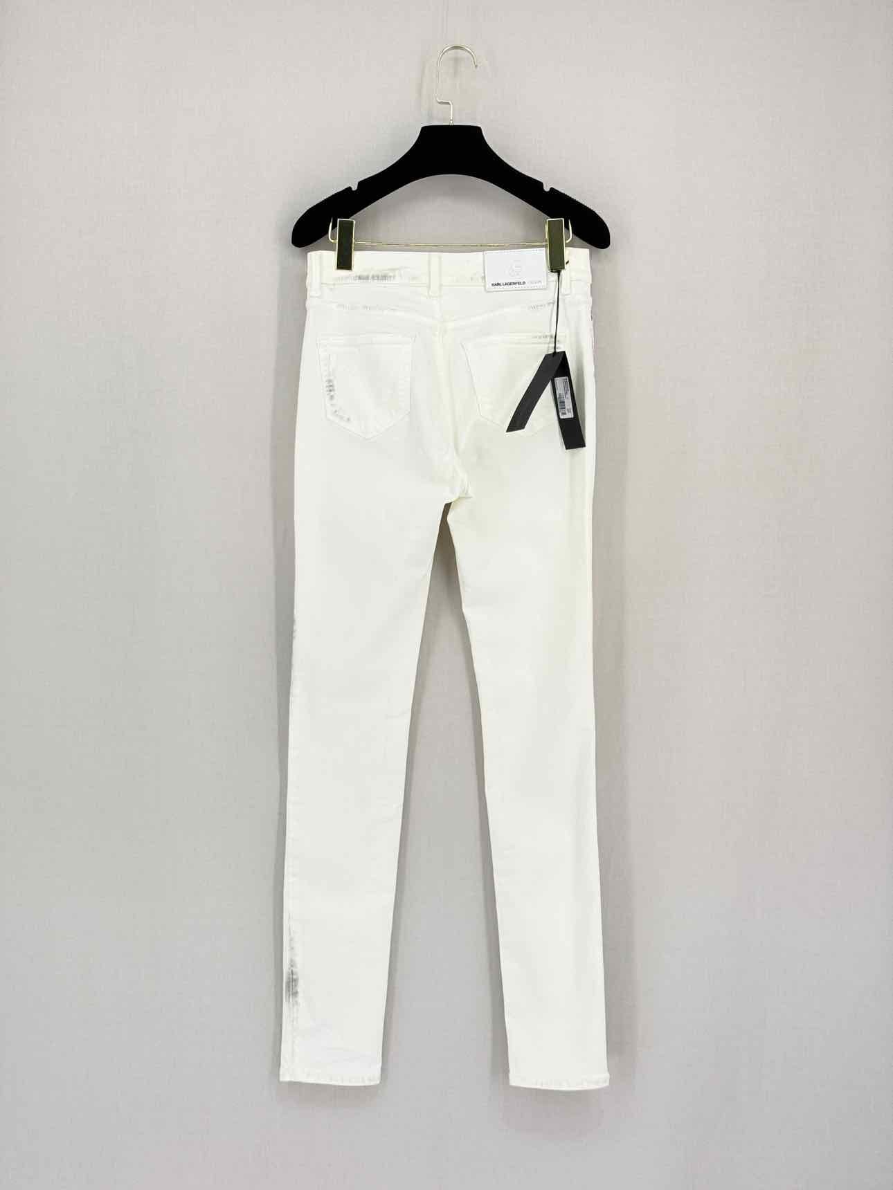 KARL LAGERFELD DENIM Off-white Size 27 Jeans