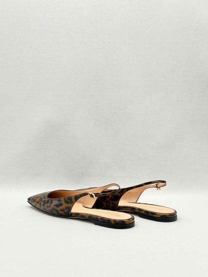 GIANVITO ROSSI Brown & Black Size EU 39 Ballet Flats