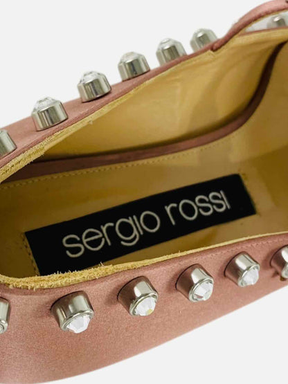 SERGIO ROSSI Seasonless SV Pink Size EU 40 Flats