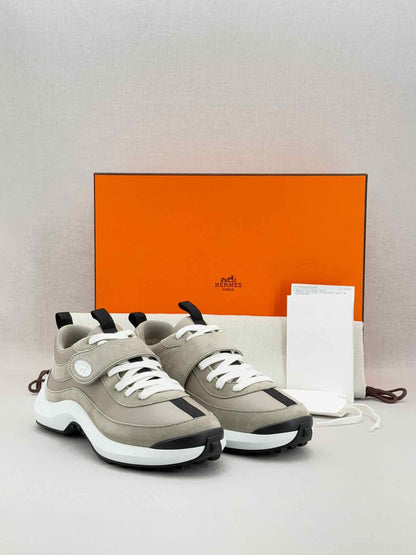 HERMES Loop Grey & Black Size EU 36 Sneakers