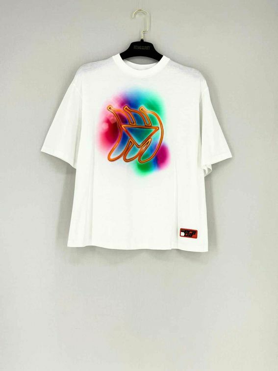 PRADA Neon Banana White Size Small T-shirt