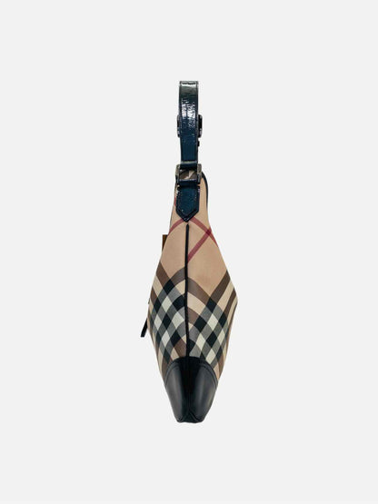 BURBERRY Brooke Beige & Black Nova Check Hobo bag