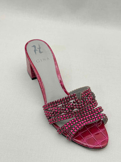 GINA Oregon Burgundy Size EU 41 Heeled Sandals