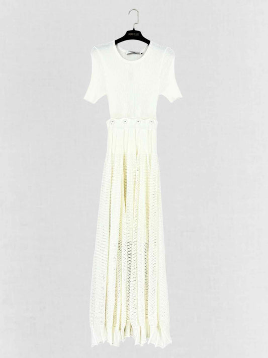 CHRISTOPHER ESBER Cream Size Small Long Dress