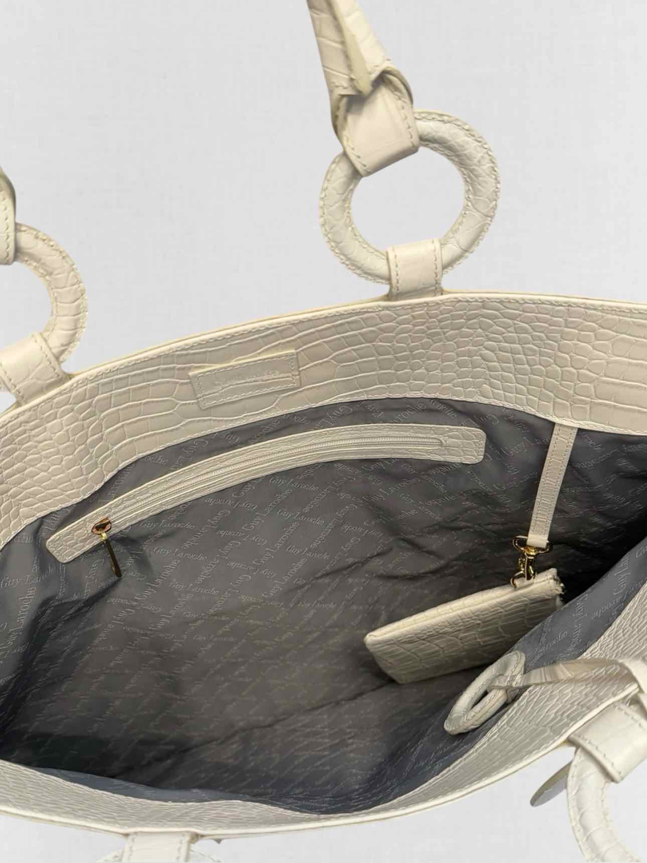 GUY LAROCHE Cream Top Handle