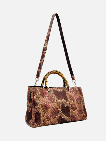 GUCCI Bamboo Shopper Brown Top Handle