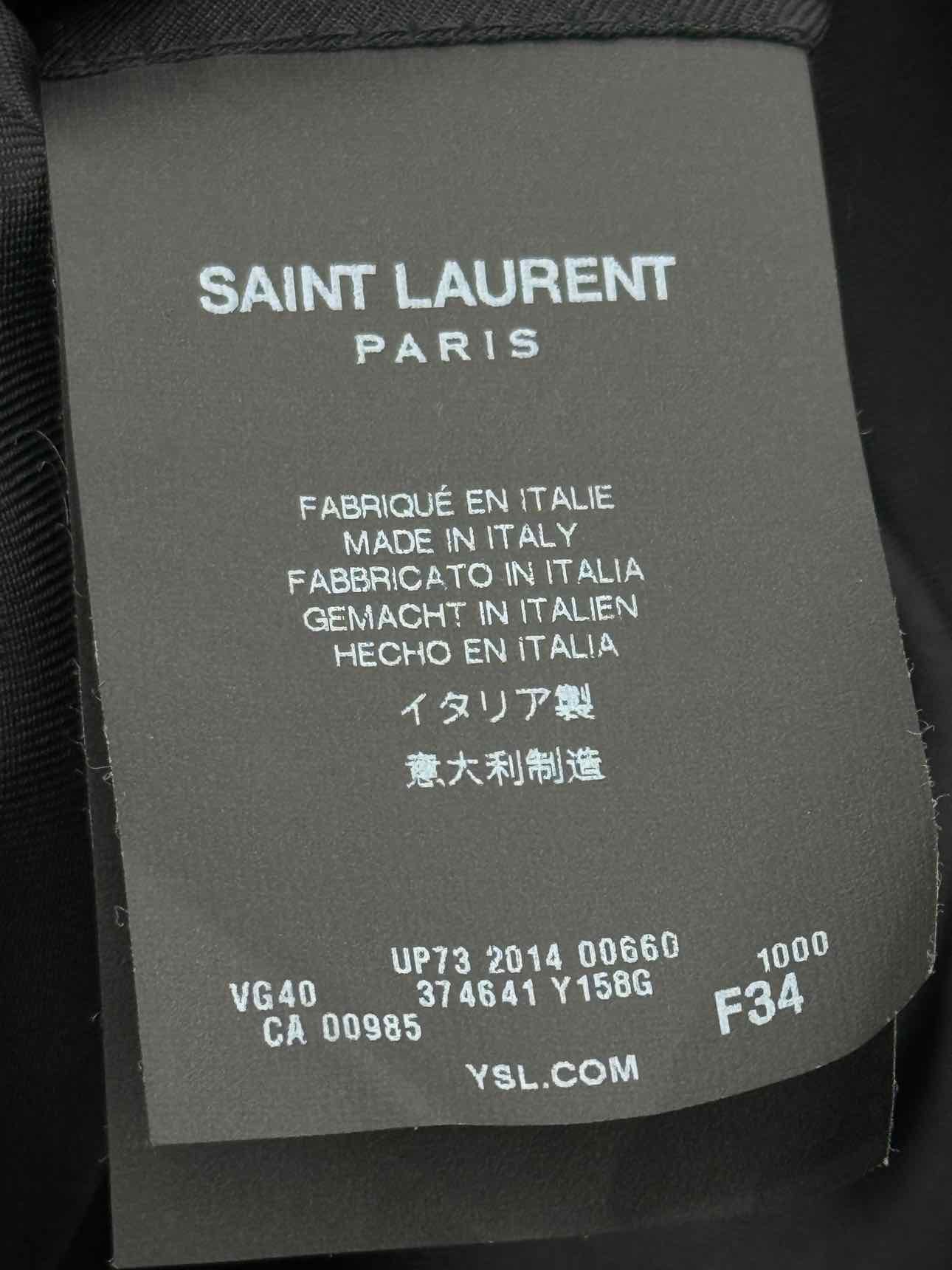 SAINT LAURENT Black Size US 2 Jacket