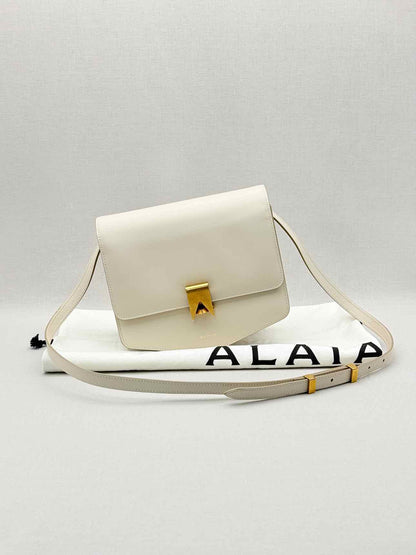 ALAIA Le Papa Off-white Shoulder Bag
