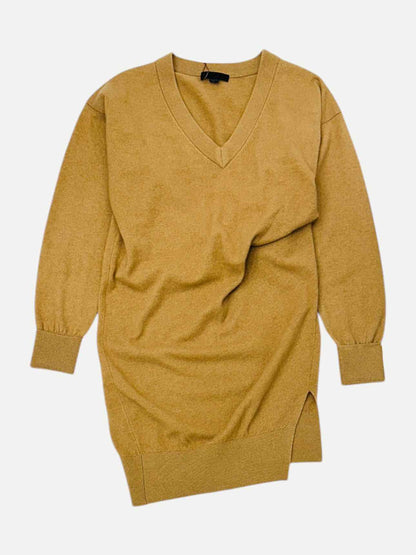 ALEXANDER WANG Knit Camel Jumper Dress