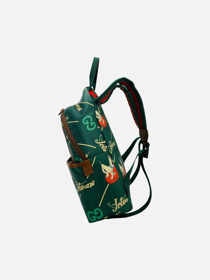 GUCCI Children's Green Multicolor Backpack