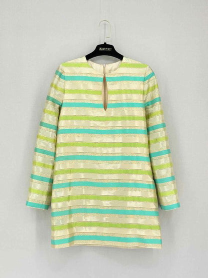 PAUL & JOE Gold Multicolor Size US 4 Short Dress