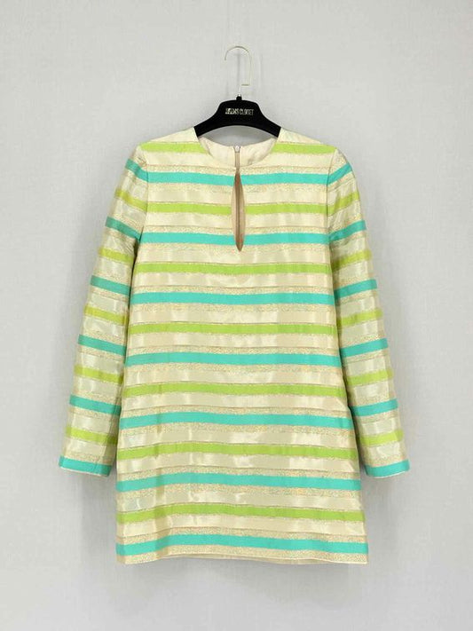 PAUL & JOE Gold Multicolor Size US 4 Short Dress