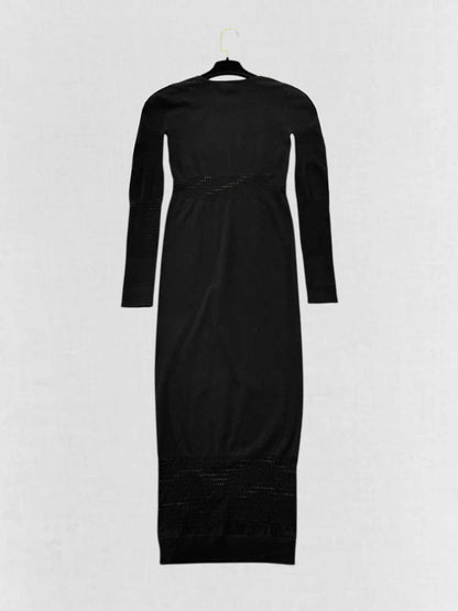 ALEXANDER MCQUEEN Black Size XSmall/Small Midi Dress