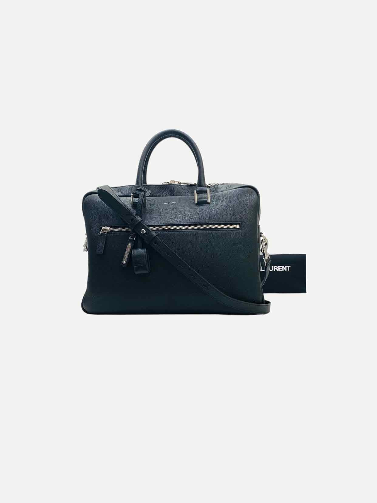 SAINT LAURENT Sac De Jour Black Briefcase