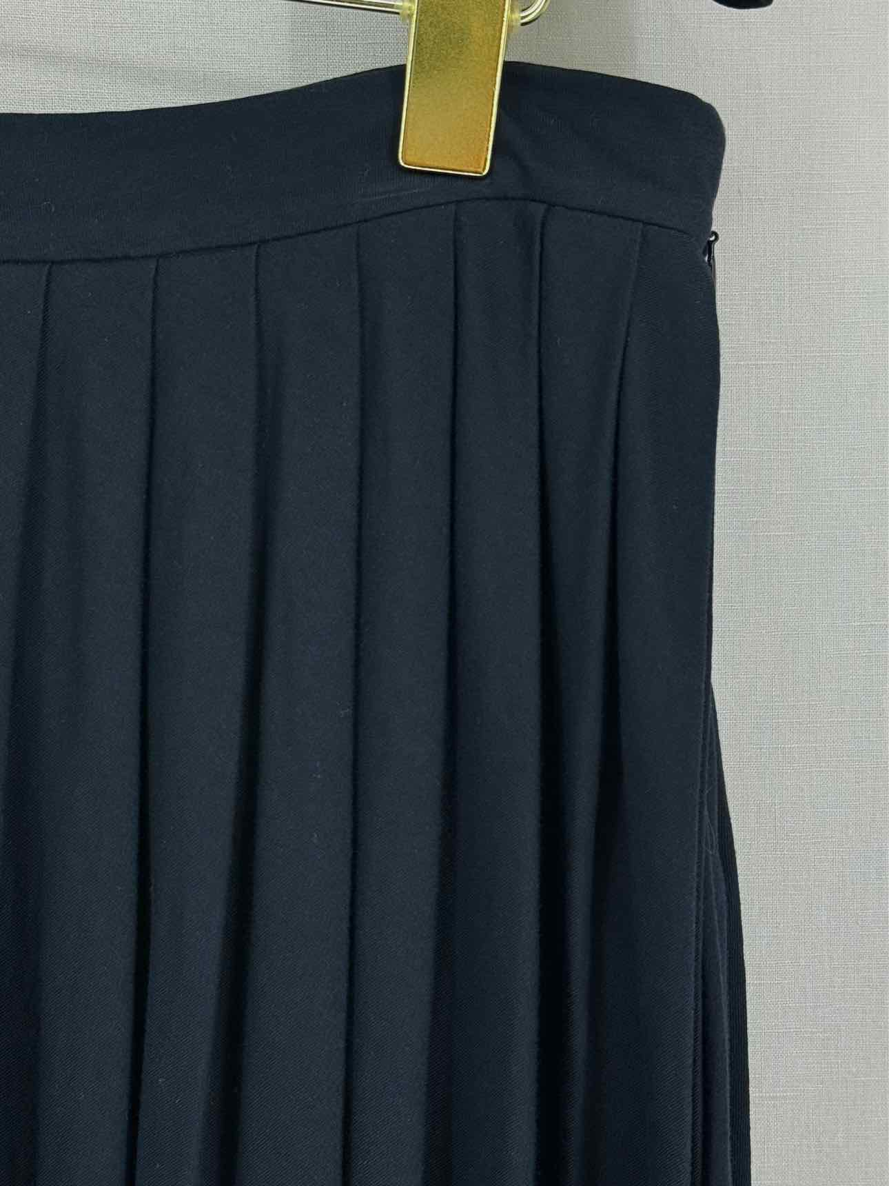 KELLY HOPPEN Navy Blue Size Medium Long Skirt