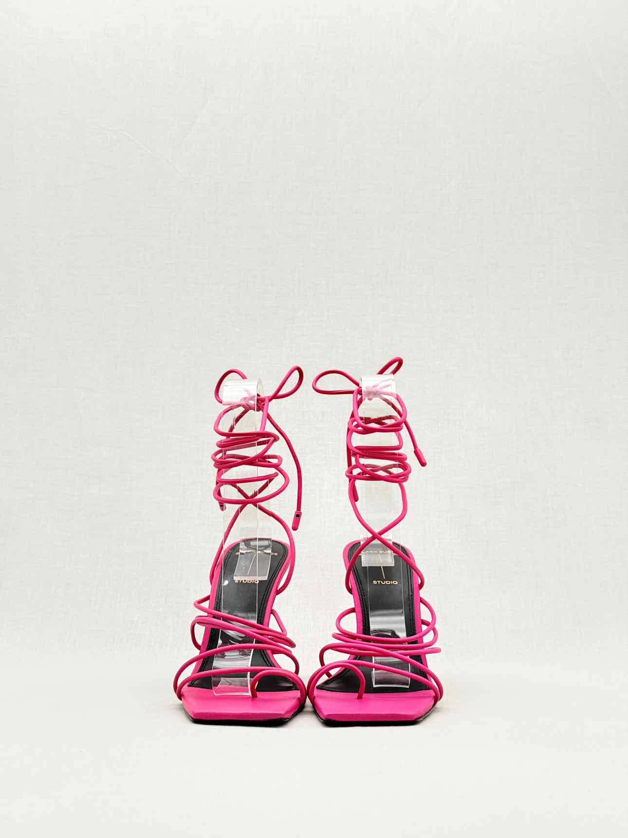 BLACK SUEDE STUDIO Lana Pink Size EU 38 Heeled Sandals