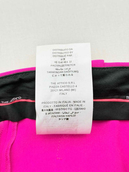 THE ATTICO Berry Pink Size US 8 Pants