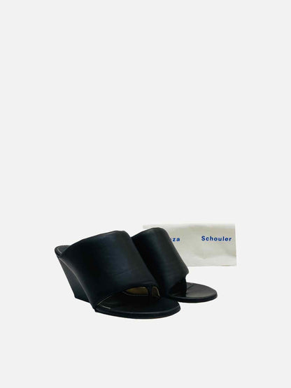 PROENZA SCHOULER Mule Black Wedges 37