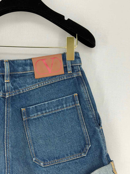 VALENTINO Blue Size US 8 Shorts