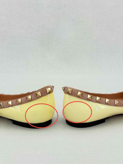 VALENTINO GARAVANI Yellow Size EU 35.5 Ballet Flats