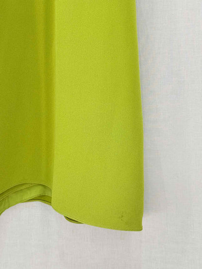 VALENTINO Cape Effect Green Size US 6 Long Dress