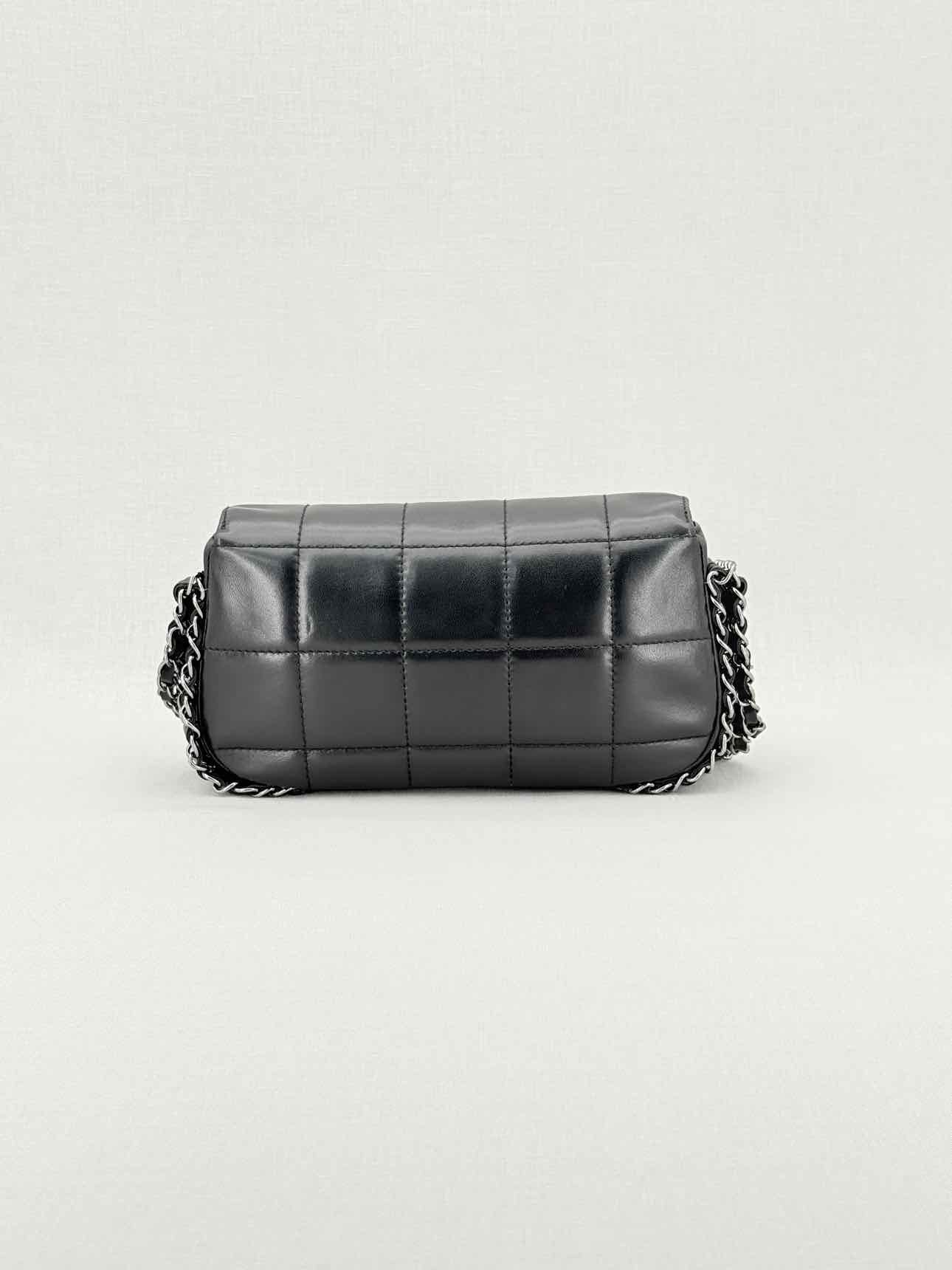 CHANEL Multi Chain Black Shoulder Bag