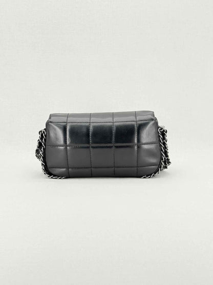 CHANEL Multi Chain Black Shoulder Bag