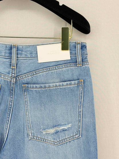 7 FOR ALL MANKIND Easy Flare Light Blue Size 27 Jeans