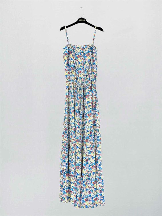 GERARD DAREL Blue Multicolor Size US 8 Long Dress