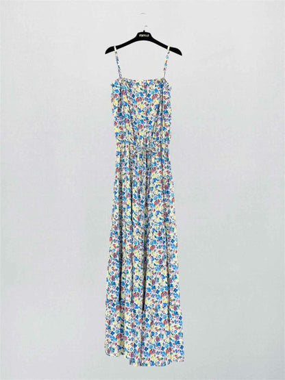 GERARD DAREL Blue Multicolor Size US 8 Long Dress