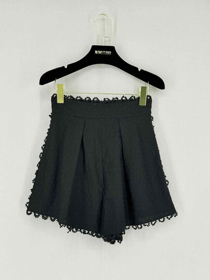 ZIMMERMANN Alia Black Ruffled Size US 0 Outfit Set