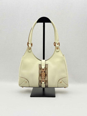 GUCCI Jackie Nailhead Beige GG Hobo bag