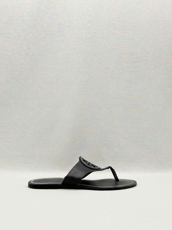 TORY BURCH Louisa Black Size EU 37.5 Sandals