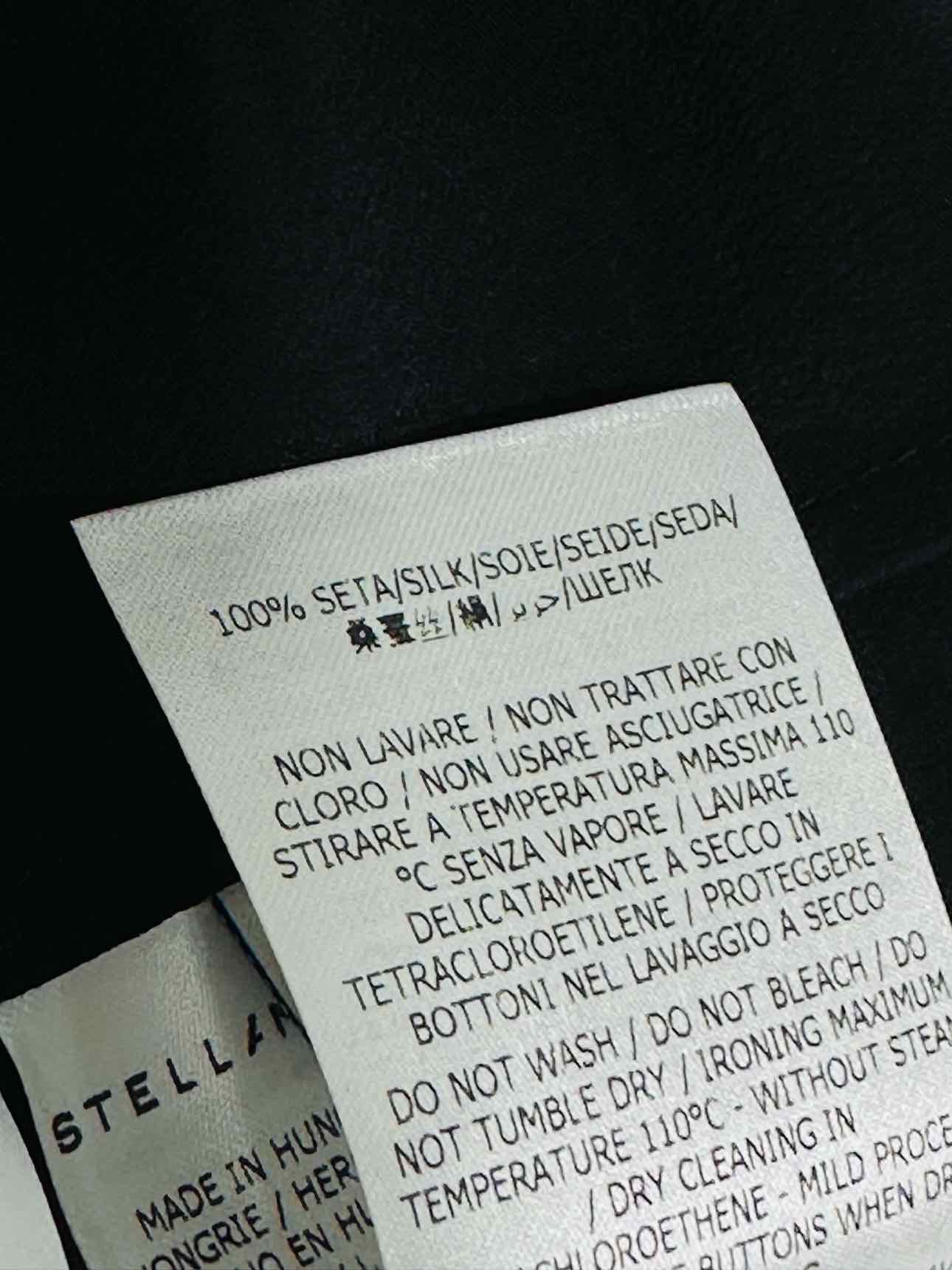 STELLA MCCARTNEY Black Multicolor Size US 4 Short Dress