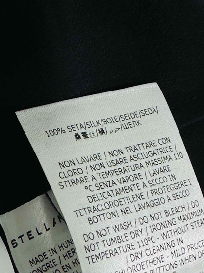 STELLA MCCARTNEY Black Multicolor Size US 4 Short Dress